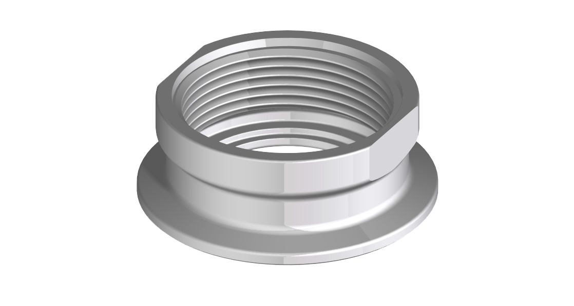 Hygienic adapter (G1½“) suitable for VEGAPULS 11, 21, 31, VEGAPULS C 11, C 21, C 22 and VEGAPULS Air 41